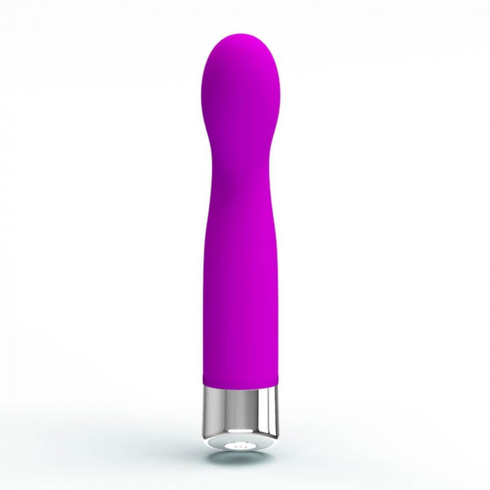 John - Vibrator punct G, mov, 15 cm