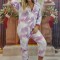 PJM146-2112 Pijama pufoasa intreaga cu model unicorn