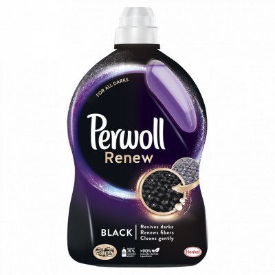 Detergent Lichid Pentru Rufe, Perwoll, Renew Black, 2.97 l, 54 spalari foto