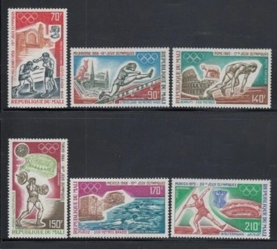 Mali 1972 - Jocurile Olimpice, sport, serie neuzata foto