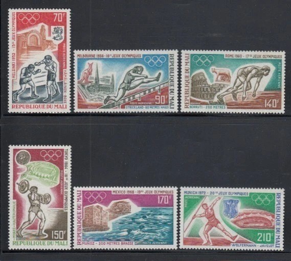Mali 1972 - Jocurile Olimpice, sport, serie neuzata