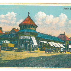 2680 - BUCURESTI, Market Sf. Anton, Romania - old postcard - unused