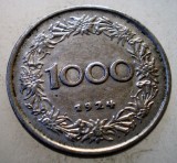 1.946 AUSTRIA 1000 KRONEN 1924, Europa, Cupru-Nichel