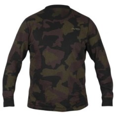 Bluza Avid Carp Distortion Camo Lite T-shirt- Long Sleeve Marime M foto