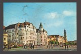 CPIB 24105 CARTE POSTALA - ORADEA, PIATA VICTORIEI, CIRCULATA, 1974, STAMPILE, TIMBRU, Fotografie