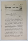 BULETINUL LICEULUI COMERCIAL &#039; NICOLAE BALCESCU &#039; , BUCURESTI , NR.13 , 1941