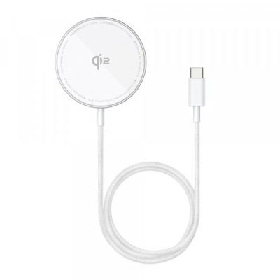 Incarcator Retea Wireless Baseus Simple Mini4 Air, 15W, 1.67A, Argintiu P10278200S11-00 foto