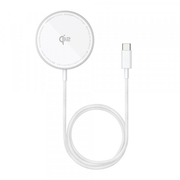 Incarcator Retea Wireless Baseus Simple Mini4 Air, 15W, 1.67A, Argintiu P10278200S11-00