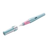 Stilou Pelikano, penita M, grip ergonomic, in cutie carton, motiv Magic Ocean