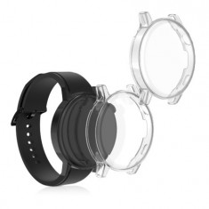 Set 2 huse pentru Huawei Watch GT 3 (42mm), Kwmobile, Transparent, Silicon, 57549.02