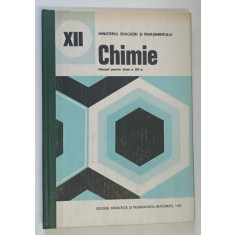 CHIMIE - MANUAL PENTRU CLASA a - XII - a de C. D. ALBU , I. IONESCU , ST. ILIE , 1986