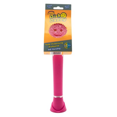 Burete vase cu maner ROZ SCRUB DADDY foto