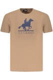 Cumpara ieftin U.S. Grand POLO Tricou barbati cu imprimeu, cu decolteu la baza gatului, maro, S