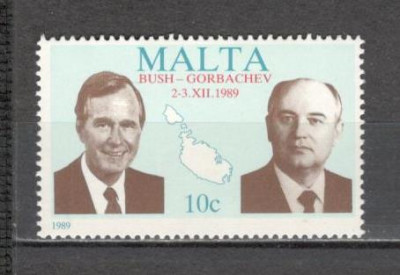 Malta.1989 Intalnire Bush-Gorbacov KM.45 foto