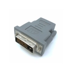 Adaptor HDMI mama la DVI tata 24+5 DVI-I, gri