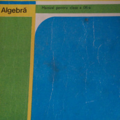 Matematica algebra manual cls IX C.Nastasescu,C.Nita,Gh.Rizescu 1994