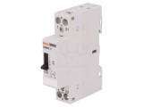 Contactor 2P 20A 220-230V AC/DC