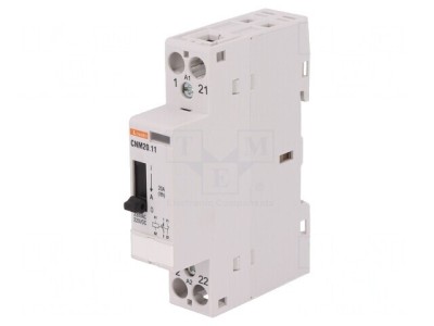 Contactor 2P 20A 220-230V AC/DC foto