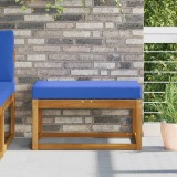 vidaXL Pernă pentru șezut Turcoaz 80 x 40 x 8 cm 100% Polyester 900964