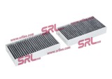 Filtru polen carbon, habitaclu SRLine Polonia, Mercedes Clasa R W251, 2005-2017; Clasa M (W164), 2005-2012; Clasa GL (X164), 2006-2012, 254x134x40 mm