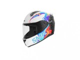 Cască moto integrală copii SMK BIONIC KIDS Splash, Mărimea YS, Unisex,