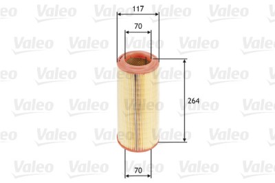 VALEO 585626 Filtru aer foto