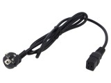Cablu 3x1,5mm2 CEE 7/7 ştecăr unghi POS, IEC C19 mamă