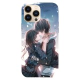Husa compatibila cu Apple iPhone 11 model Love story Anime, Silicon, TPU, Viceversa
