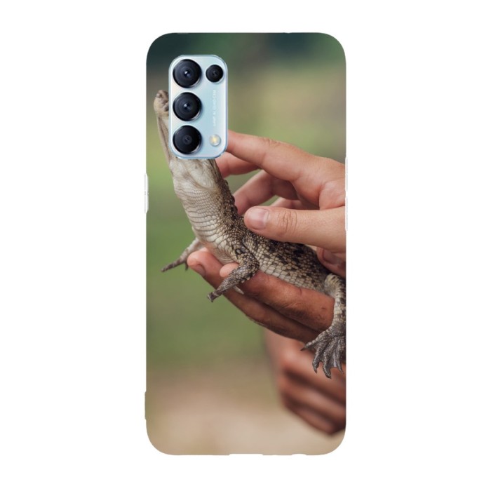 Husa compatibila cu Oppo Find X5 Pro model Baby Crocodile, Silicon, TPU, Viceversa