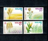 Malawi 1980 - Agricultura, serie neuzata