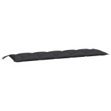 Cumpara ieftin Perna banca de gradina, negru, 180x50x7 cm, material oxford