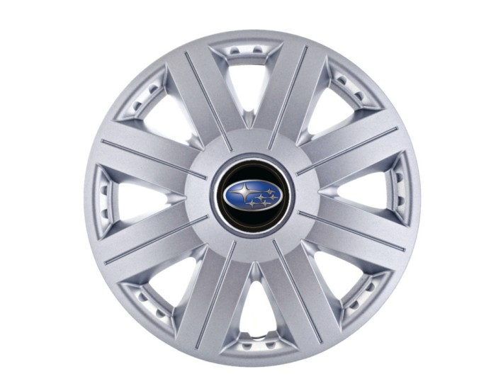 Set 4 Capace Roti pentru Subaru, model Cosmos Gray, R16