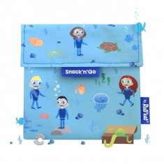 Snack N Go Kids Ocean, Gentuta Reutilizabila Pentru Gustari foto