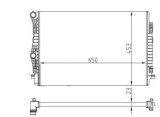 Radiator racire motor Audi A3 (8v1); Seat Leon (5f1), Leon Sc (5f5), Leon St (5f8); Skoda Octavia 3 (5e3); Vw Golf Sportsvan (Am1), Golf 7 (5g1, Be1), Rapid