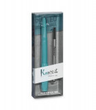 Pachet Roller Kaweco Perkeo Breezy Teal, cu rezervă