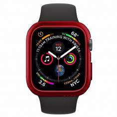 Husa Spigen Thin Fit pentru Apple Watch Seriile 654SE 40mm Ultra Subtire Rosu foto