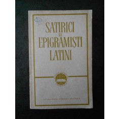 SATIRICI SI EPIGRAMISTI LATINI