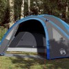 Gossi cort de camping cupola pentru 4 persoane, albastru, impermeabil