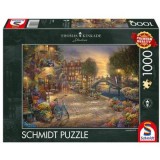 Puzzle 1000 piese, Thomas Kinkade - Amsterdam, Schimdt