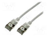 Patch cord U/FTP 6a TPE gri LOGILINK