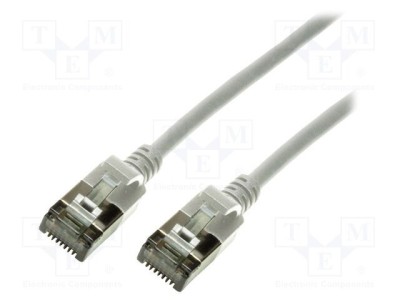 Patch cord U/FTP 6a TPE gri LOGILINK foto