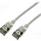 Patch cord U/FTP 6a TPE gri LOGILINK