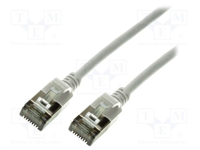 Patch cord U/FTP 6a TPE gri LOGILINK