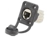 Cat6A Panel Connector Shielded Feedthrough IP6, Neutrik