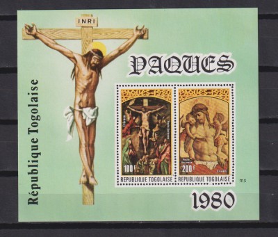 REP. TOGOLAISE PASTI 1980 MI. BLOCK 159 MNH foto