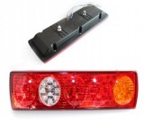 Lampa Stop LED 24V ST017 41x13cm 5 Functii: Pozitie, Frana, Semnalizare, Ceata, Mers Inapoi, Catadioptru Camioane Tractoare Universala