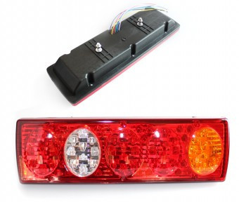 Lampa stop cu led 24V ST017 (41X13) foto