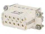 Conector HDC Inserturi Contact Mamă 10P 10PE