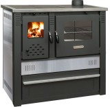 Soba cu plita pe lemne Strend Pro PANONIA INOX, evacuare dreapta