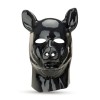 Masca Latex Pig Hood Neagra BDSM, Unisex, Marime Universala, Urechi definite, Jocuri Role-Play, Petreceri Tematice